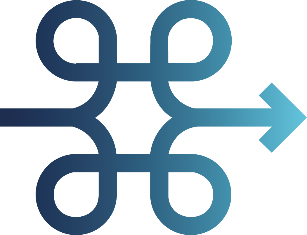 Icono de flechas enredadas que representa el desorden